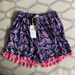 Simply Southern Printed Shorts Pink/Navy